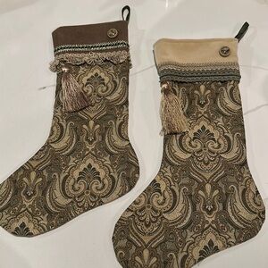 Tapestry Christmas Stocking Tassel Trim Holiday Decor price is each